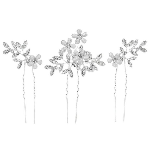 MLINS 3 Pcs Bobby Pins for Hair Wedding Bridesmaid Miss