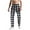 White, variant on Horkkom Mens Pajama Pants Elastic Waist Drawstring Plaid Pants Sleep Lounge Pants with Pocket