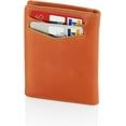 thumbnail image 3 of Men's Slim Front Pocket Wallet -  Blocking, Thin Minimalist Bifold Design,  - ID Badge Window and 5 Sleeves for , Credit and Debit Cards, Driver's License - Brown, 3 of 6