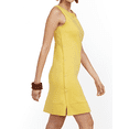 thumbnail image 2 of Sleeveless Side Button Shift Dress, Delightful Daisy Yellow, Size Small, 2 of 6