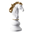thumbnail image 2 of 2pcs Résine Pièces d'Échecs Chiffres d'Échecs Internationaux Rétro Décoration Simple Chevalier, 2 of 7