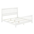 thumbnail image 6 of Brooklyn King Wood Foundation Bed with Matching Footboard in White, 6 of 10