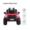 thumbnail image 3 of Montable Eléctrico The Baby Shop - con control remoto, bluetooth, luz y sonido Rojo -, 3 of 9