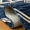 thumbnail image 6 of SAFAVIEH Abstract Torrey Geometric Wool Area Rug, Navy/Ivory, 3' x 5', 6 of 12