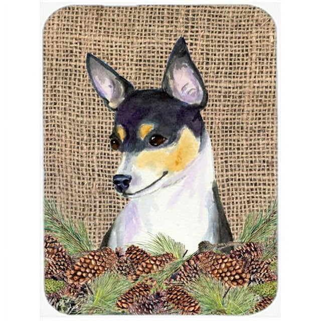 Carolines Treasures SS4064LCB Fox Terrier Planche à Découper en Verre - Grande