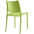 thumbnail image 4 of Modway Hipster Polypropylene Plastic Dining Side Chair, Green, Set of 2, 4 of 4