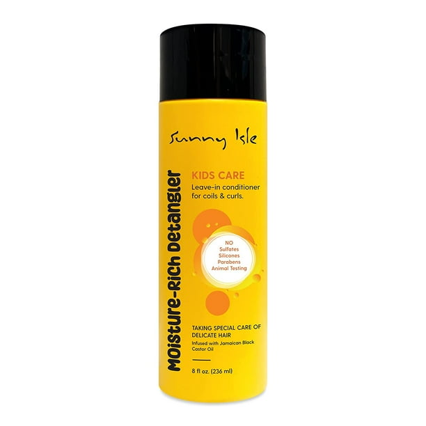 Sunny Isle Kids Care MoistureRich LeaveIn Detangler 8oz Gentle Care
