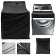 thumbnail image 3 of MesaSe Washing Machine Cover Waterproof 210D Oxford Cloth Dryer Dustproof Cover Heavy-Duty Dryer Washer Protection Cover with Zipper Dryer Cover for Top-loading and Front-loading Washer, 3 of 10