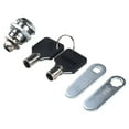 16/20Mm Cam Lock Door Drawer Mail Box Locker Cupboard + 2 Keys