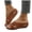 Brown, variant on Women's Wedge Platform Sandals Comfortable Slip On Backless Slide Beach Sandal Open Toe Non Slip Work Shoes Blue Size 7