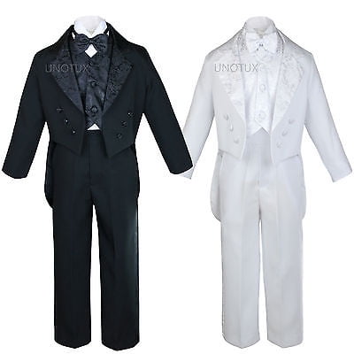 

Baby Toddler Boys Teen Baptism Communion Wedding Formal Tuxedo Suits S-20 New