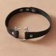 thumbnail image 6 of ZOUBAOQ Heart PU Leather Heart Choker Necklace Women Jewelryy Necklaces Chocker Statement Punk Wedding Collier Jewelr O0I5 Gift, 6 of 9