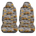 thumbnail image 2 of Fotbe Retro Excavator Pattern Automotive Seat Covers for Cars Trucks and SUVs – Car Seat Covers for Front Seats,Protective Seat Covers,Vehicle Seat Covers, Set of 2, 2 of 9