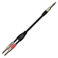 thumbnail image 3 of Cable de Audio XSS SC138 6.3x2 Mono a 1 Plug Mono Negro, 3 of 3