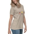 thumbnail image 5 of Bella + Canvas Women's Relaxed T-Shirt Short Sleeve Graphic Crew Neck (Heather Stone, M), 5 of 5