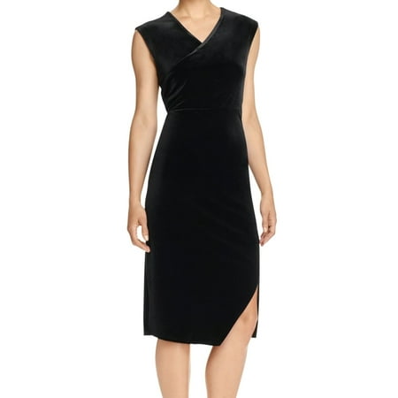 tahari black gown