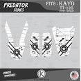thumbnail image 4 of Kalair GFX Graphics Kit for Kayo Pit Bike TT 125 and TT 140 (2021+) Predator Series, 4 of 5