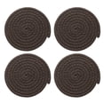 thumbnail image 1 of 4 Pcs Manteles Individuales Redondos Trenzados, 5.9" Manteles Tejidos para Mesa de Cocina para Decoración de Granja (Marrón), 1 of 7