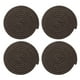 thumbnail image 1 of 4 Pcs Manteles Individuales Redondos Trenzados, 5.9" Manteles Tejidos para Mesa de Cocina para Decoración de Granja (Marrón), 1 of 7