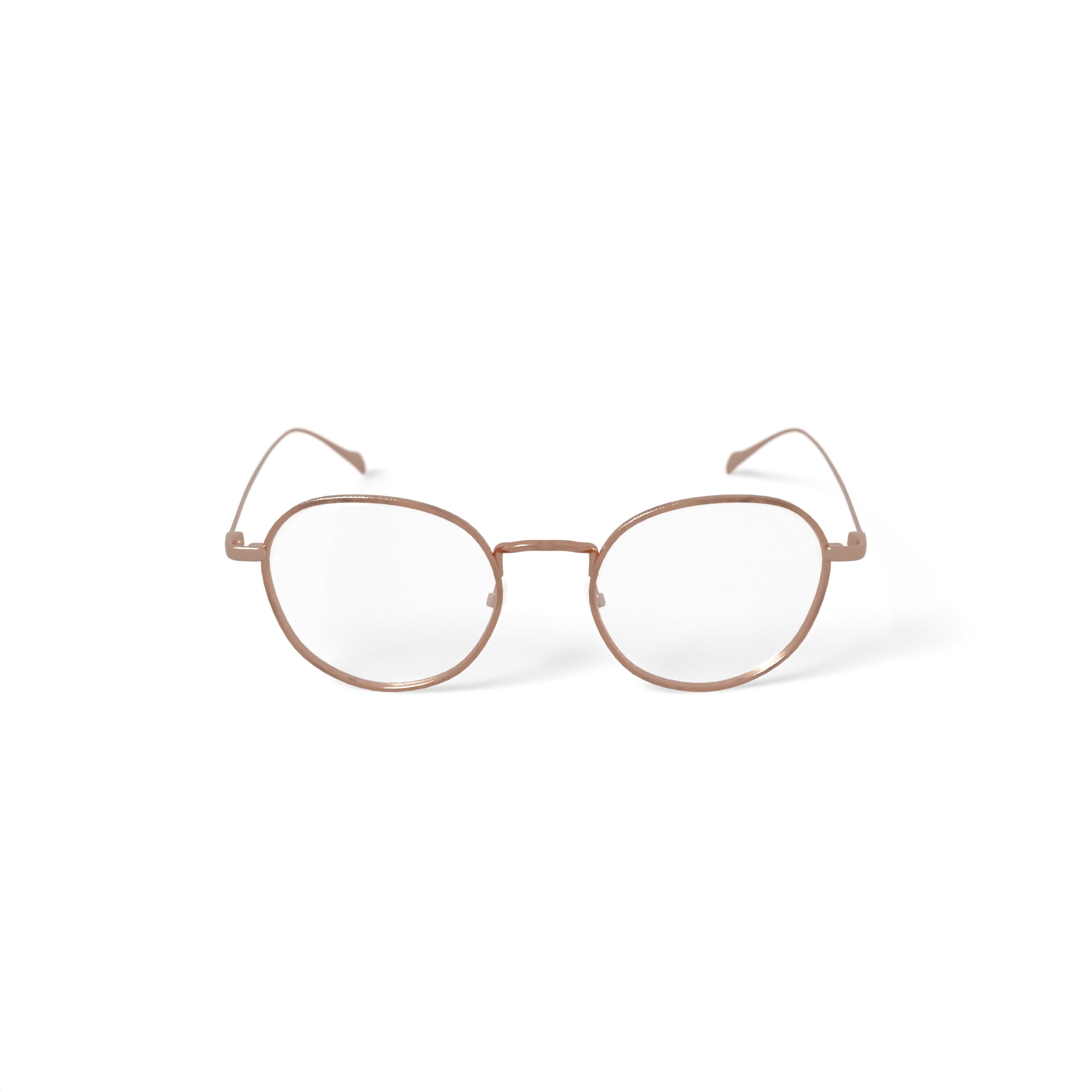 Laura Ashley Women's Briana Round Prescription Eyeglasses with Case, Gold