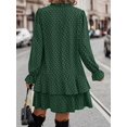 thumbnail image 2 of Women's Floral Print Dress with Flare Sleeves and Ruffle Hem for Fall Daily Wear, 2 of 6