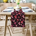 thumbnail image 2 of Valentine's Day Cotton Linen Dining Table Runner Red Sweet Hearts Non-Slip Heat Resistant Table Runners for Family Dinner Kitchen Table,16x72 Inch, 2 of 7