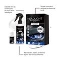 thumbnail image 4 of Ohmyroo Headlight Restoration Kit 100ml Polish 20ml Protector Anti-Oxidation Clear Coating For Car Lenses, 4 of 6