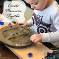 thumbnail image 4 of Large DIY Stepping Stone 's Day DIY Handprint Stepping Stone Indoor Outdoor Family Craft With 1 Letter & Colored Stones，Festivals Commemorative Significance Diy Crafts for Kids Ages 8-12 Diy Crafts, 4 of 6