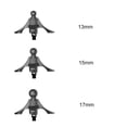 thumbnail image 3 of Salida de aire redonda para coche, ajustable, giratorio de 360 ​​grados, forma de Y, soporte para teléfono móvil, gancho, Clip, soporte A, 3 of 4