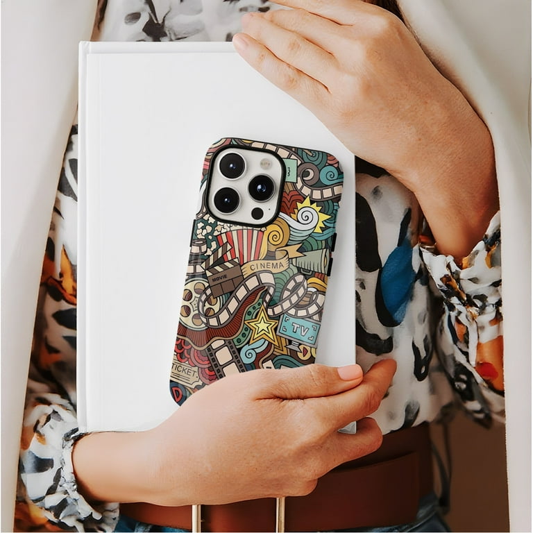 Movie Art Graffiti Phone Case for Trendy Youngsters & Film Fans - Durable Shockproof Design with Vivid Cartoon Prints, Compatible with iPhone ... Movie Art Graffiti Phone Case for Trendy Youngsters & Film Fans - Durable Shockproof Design with Vivid Cartoon Prints, Compatible with iPhone ...