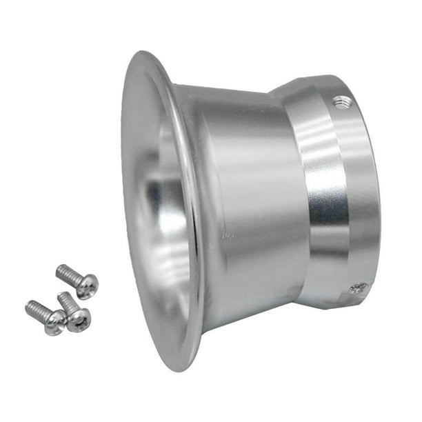 Filtro de aire para motocicleta de 50 mm para carburador de 24 mm, 26 mm, 28 mm y 30 mm. Plata