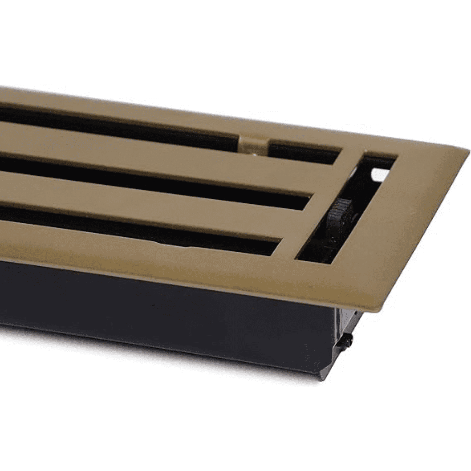 Steel Vent Cover 4"x10" All Metal Modern Floor Register By Caststo, Model- SM Express (Gold)