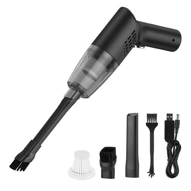 Handheld Cordless Vacuum Cleaner, Powerful Suction, USB Rechargeable Vacuum Cleaner, Mini Wet and Dry Vacuum Cleaner