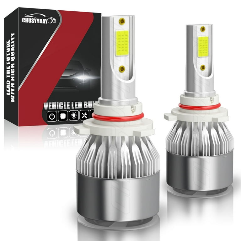 100W 12000LM H7 LED Headlight Bulbs 6000K White | 2 Bulbs