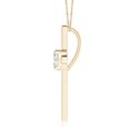 ANGARA LabGrown Diamond Solitaire Cross Pendant in 14K Yellow Gold for