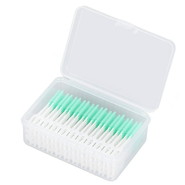 Limpiador de palillos de dientes con hilo dental, cepillo interdental, cepillo de limpieza dental suave desechable, cepillo de limpieza interdental, diseño de clase mundial