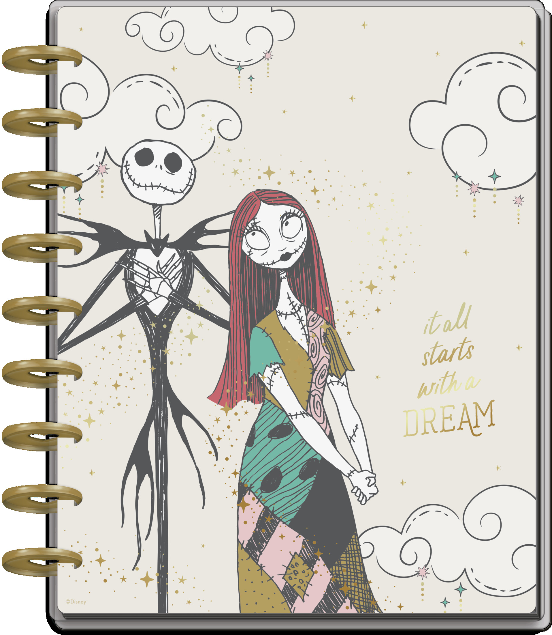 2023 Planner - Monthly/Weekly 12M Disney Nightmare Before Christmas by The Happy Planner 
