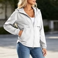 thumbnail image 4 of Neewe Light Weight Zip Up Sun Hoodie Women, Light Summer Jacket Women Long Sleeve for Fishing Hiking, 4 of 5