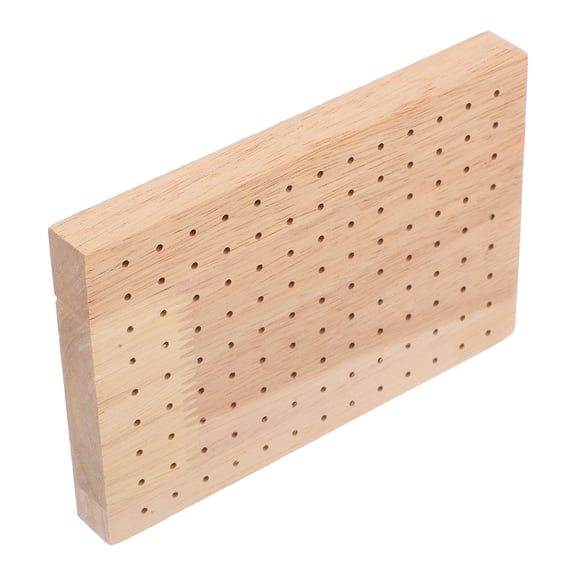 Wooden Food Display Board With Holes Appetizer Serving Tray Pick Board Fruit Wood Skewers Holder Lollipop Display Stand For Cocktail Party Bbq Catering