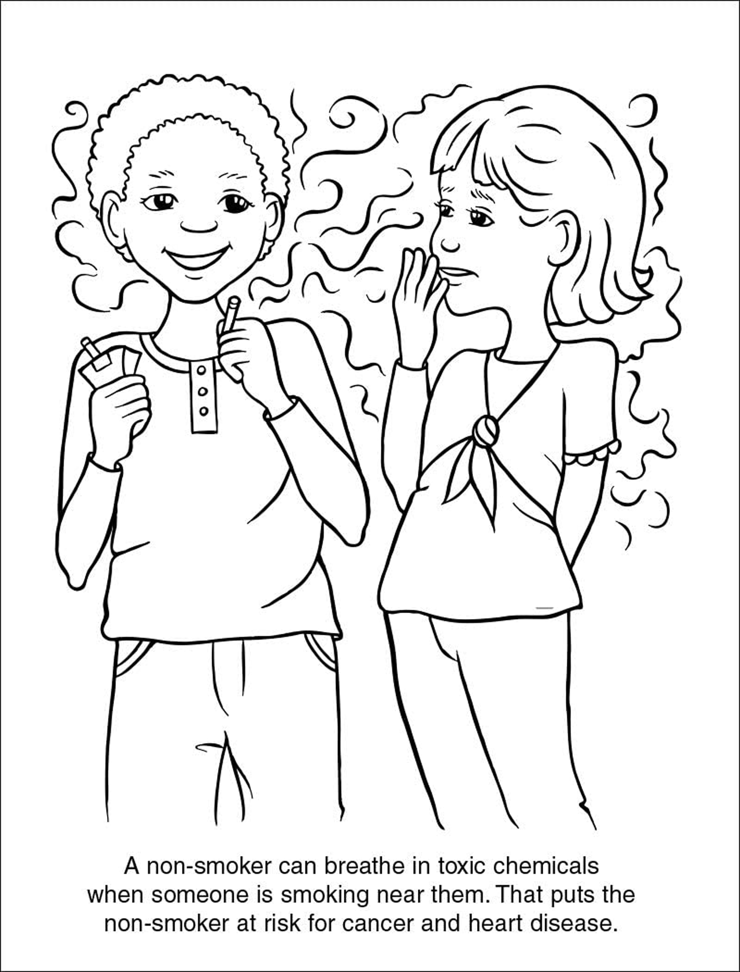 25 Pack - Say No to Smoking Kid's Coloring & Activity Books