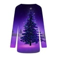 thumbnail image 5 of Aloohaidyvio Christmas Hoodies,Christmas Women Tops Casual Long Sleeve Round Neck Loose Blouse, 5 of 5