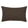 thumbnail image 1 of Balery Brown Moroccan Trellis Funda de Cojín Estampada, Regalos para Mujeres, Regalos de Amor para Ella, Regalos para Novia o Esposa, Funda de Almohada-20"x30", 1 of 6