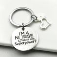 thumbnail image 4 of Agiferg Creative Fashion Silver Nurse's Day Gift Lettering Keychain Nurse Hat Gift, 4 of 6