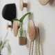 thumbnail image 4 of Wood Round Clothes Rack Wall Coat Hanger Mushroom Clothes Hook Wall Hanger Wooden Towel Hooks Pretty Home Decoration For home, 4 of 5