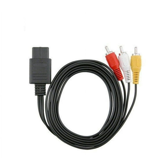 Clearance Items! 2PC Audio Video Cable For Ninten-do 64 N64 /NGC Game Audio Video A/V Cable Cord Sales Today Clearance!
