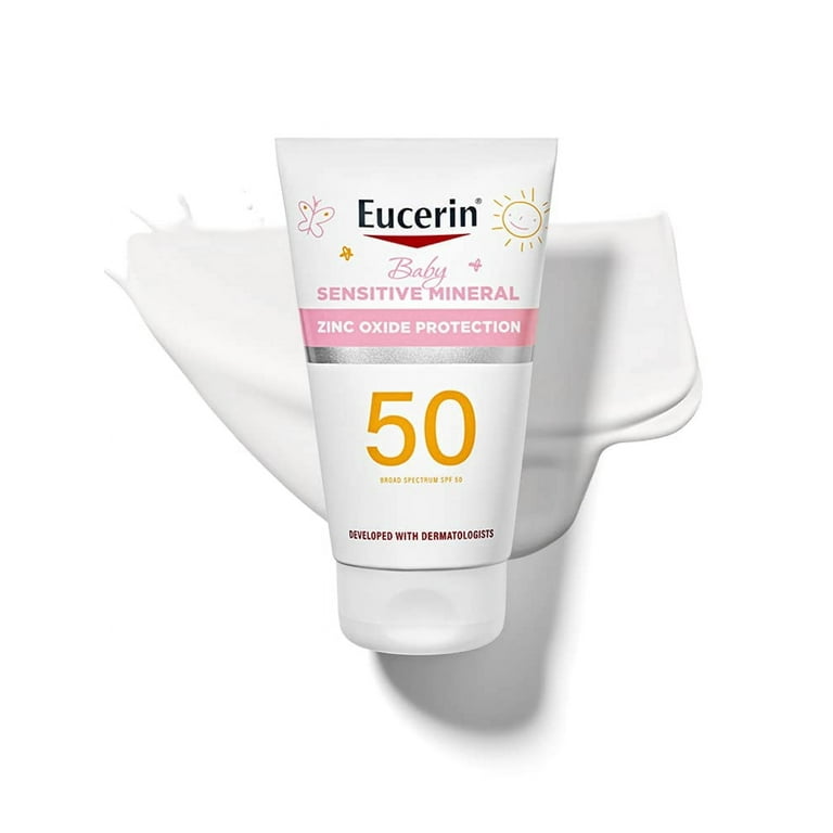 Eucerin Sun Sensitive Kids Sunblock, SPF 50, Zinc Oxide, Fl Oz