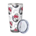 thumbnail image 2 of Honeii Cute Poodle Dog Print 20OZ Car Cup, Insulated Stainless Steel Travel Mug with Lid and Straw, Keep Your Drinks Hot and Cold-Straw Two-piece Set, 2 of 8