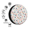 thumbnail image 4 of Logiee Scandinavian Alphabet1 Print Spare Tire Cover, Universal Wheel Protectors,Waterproof Dust-Proof UV Sun Wheel Tire Cover,Fit for SUV, RV, Travel Trailer, Truck-16 inch, 4 of 6