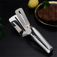 thumbnail image 4 of Stainless Steel Grill Clamp,Spatula Tongs,Spatula Tongs For Flipping Stainless Steel Double-Sided Shovel Clip,304 Kitchens Tongs Food Flip Clip For Outdoor Grilling Kitchen Must Haves 2025, 4 of 7
