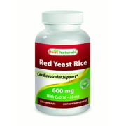 Best Naturals Red Yeast Rice with CoQ10 600 mg 120 Capsules